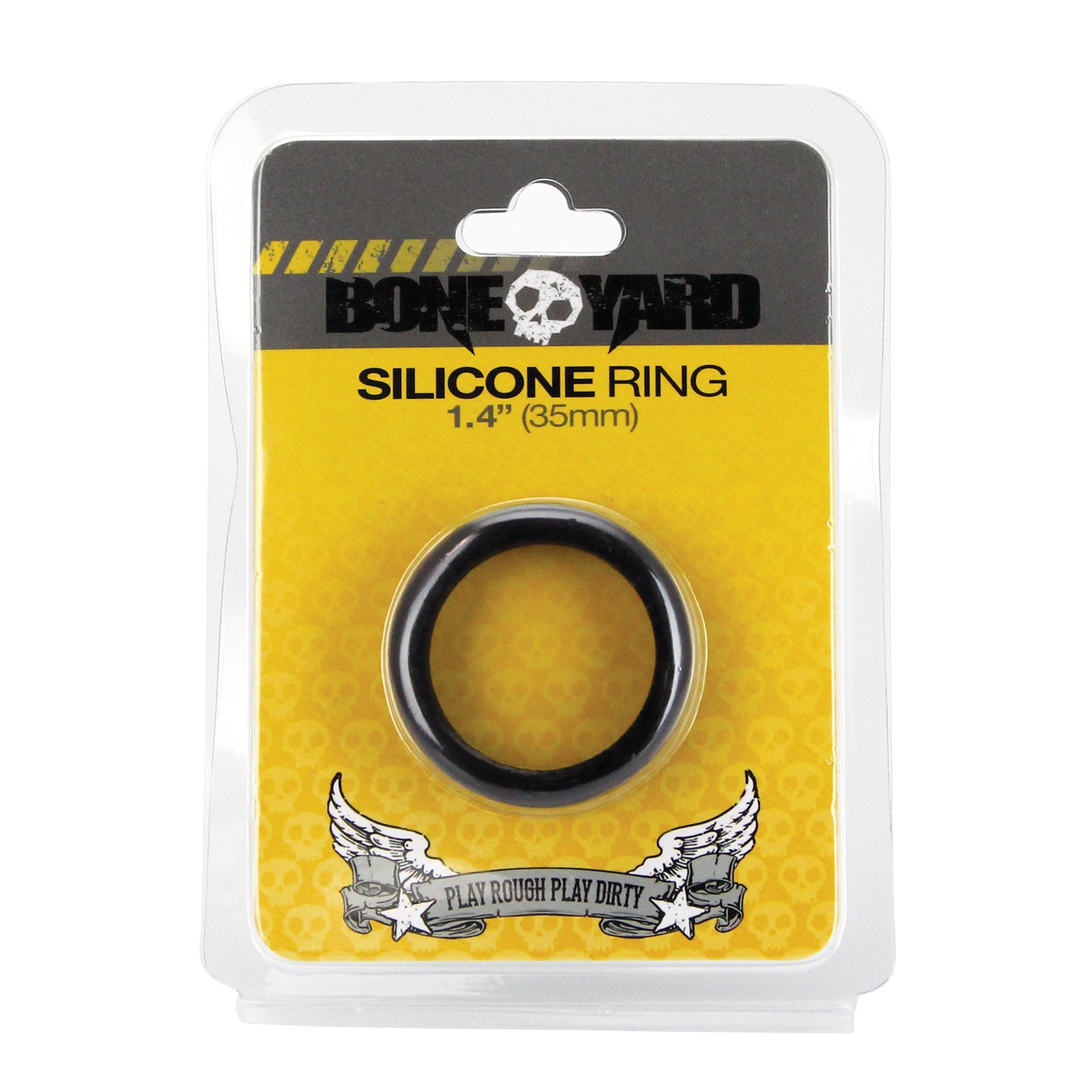 Boneyard 1.4 inch Silicone Ring - Black