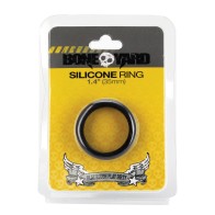 Anillo de Silicona Boneyard de 1.4" - Negro