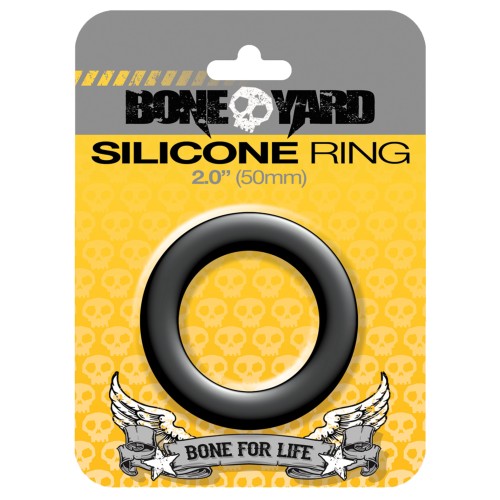 Boneyard 2.0" Silicone Ring - Black