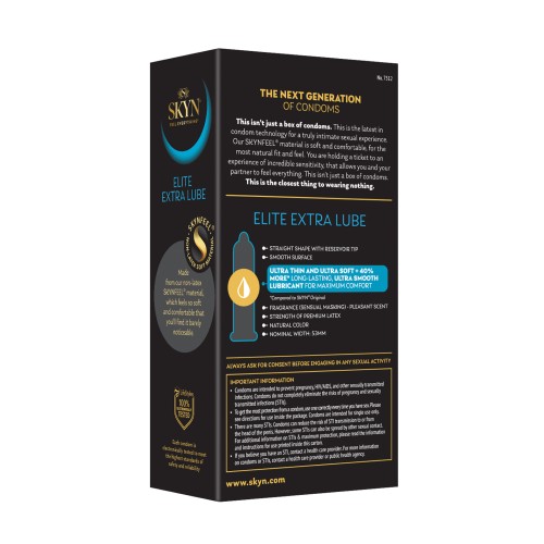 Condoms Lifestyles SKYN Elite Extra Lubricados