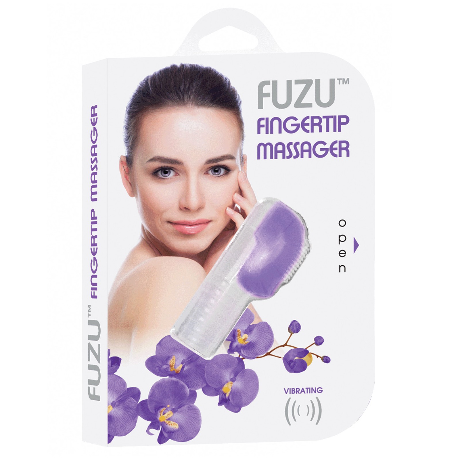 Fuzu Fingertip Massager Neon Purple