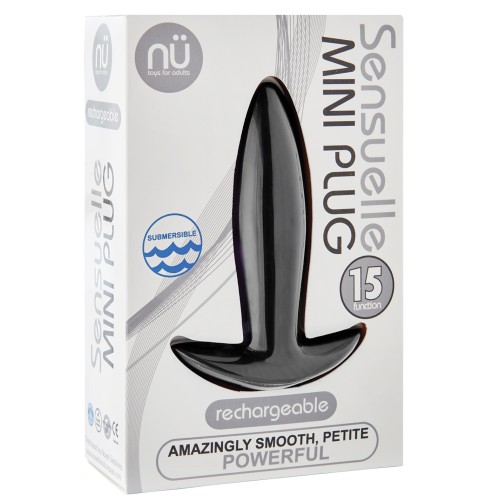 Black Nu Sensuelle Mini Butt Plug for Sensual Pleasures