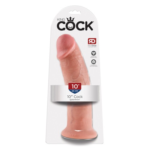 Dildo Realista King Cock 10 Pulgadas - La Experiencia Definitiva