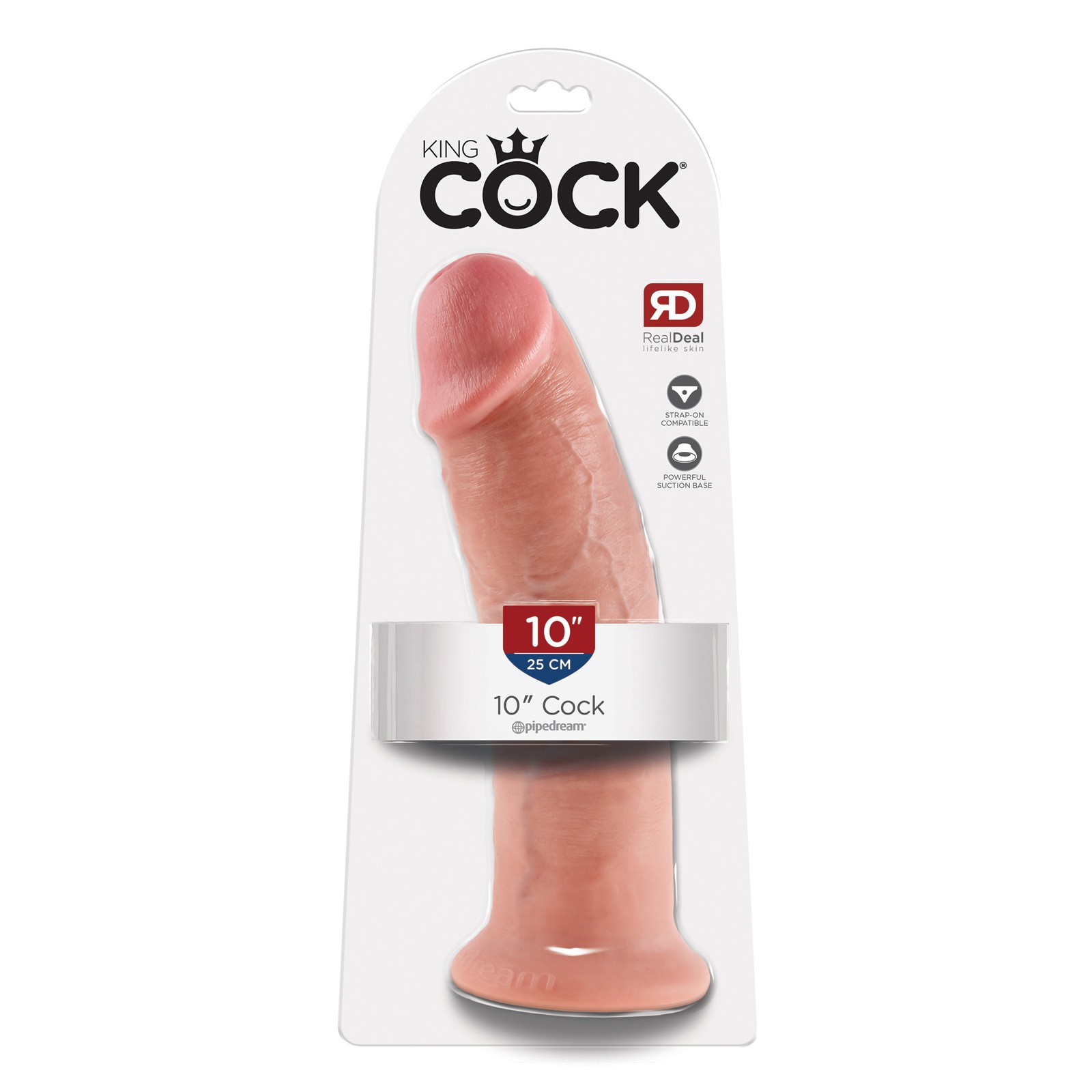 Dildo Realista King Cock 10 Pulgadas - La Experiencia Definitiva