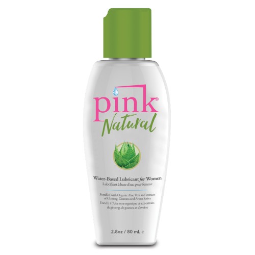 Pink Natural Water Based Lubricant for Women 2.8 oz