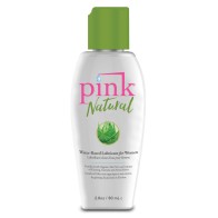 Pink Natural Water Based Lubricant for Women 2.8 oz