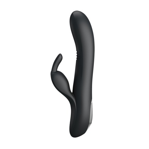 Pretty Love Dylan Bunny Ears Rabbit Vibrator - Black