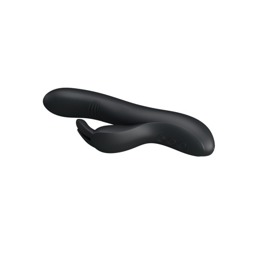 Pretty Love Dylan Bunny Ears Rabbit Vibrator - Black