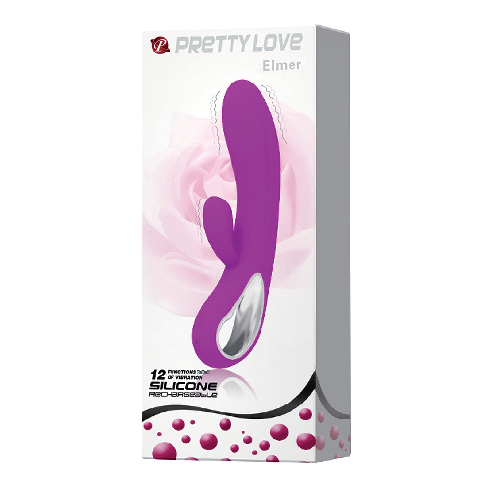 Pretty Love Elmer Rabbit Vibrator 12 Function - Fuchsia