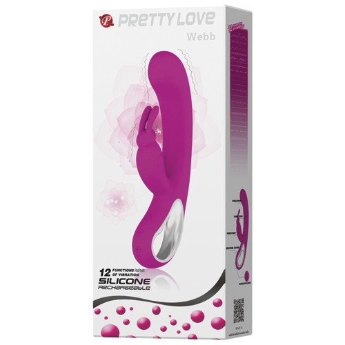 Vibrador Conejo Webb de Pretty Love Fucsia