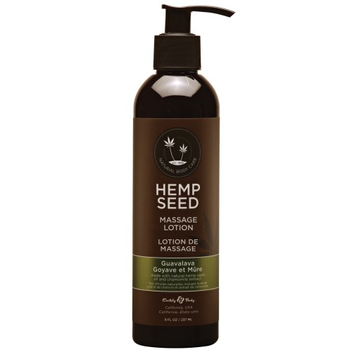 Earthly Body Hemp Seed Massage Lotion for Luxurious Massages