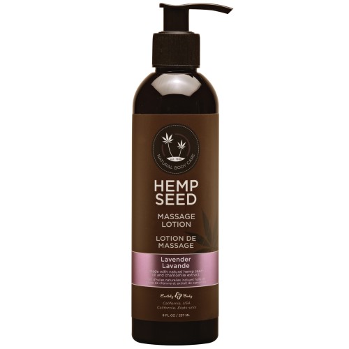 Hemp Seed Massage Lotion - Luxurious Lavender Scent