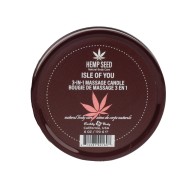 Vela de Masaje Hemp Suntouched de Earthly Body para Masajes Románticos