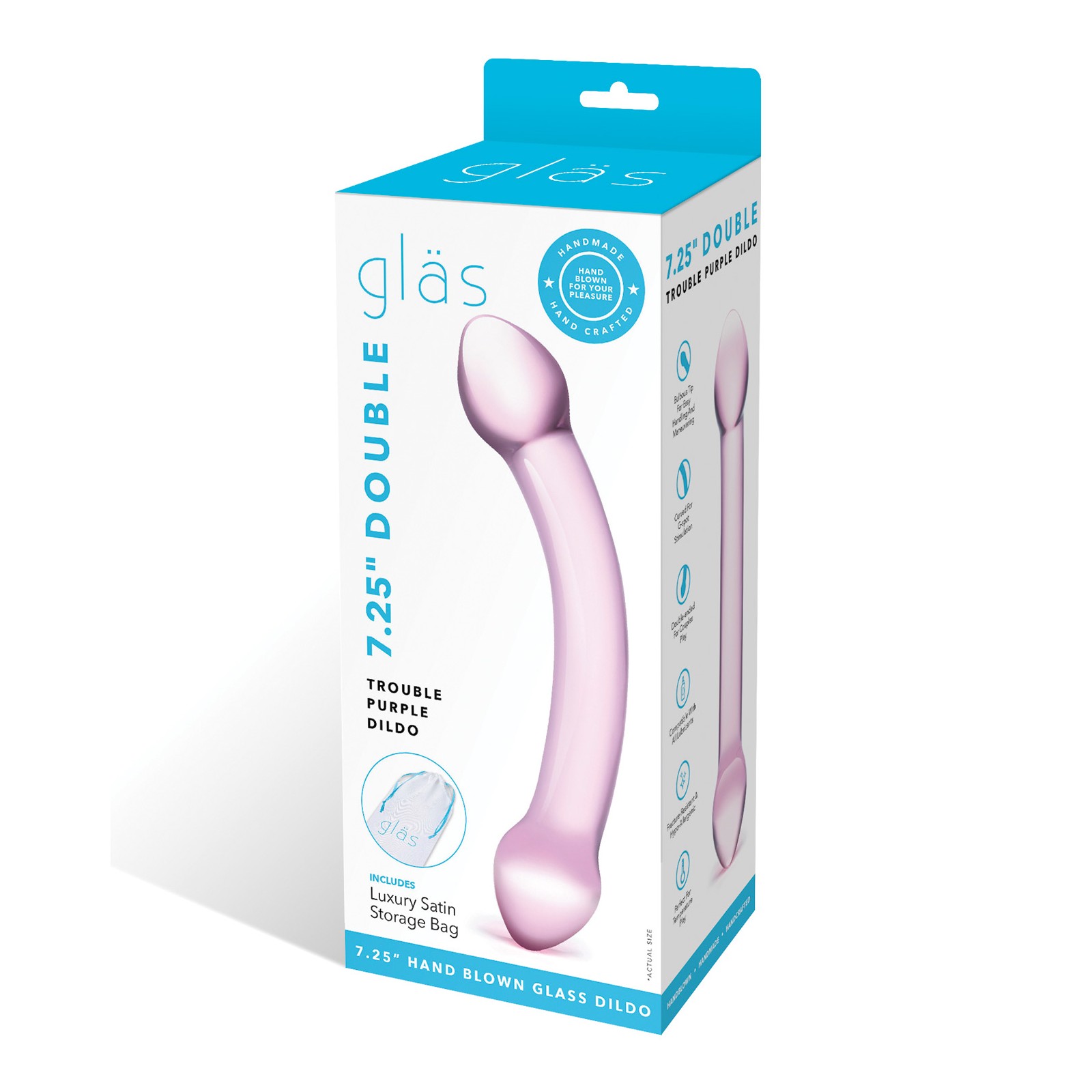 Dildo de Vidrio Double Trouble - Perfecto para Parejas