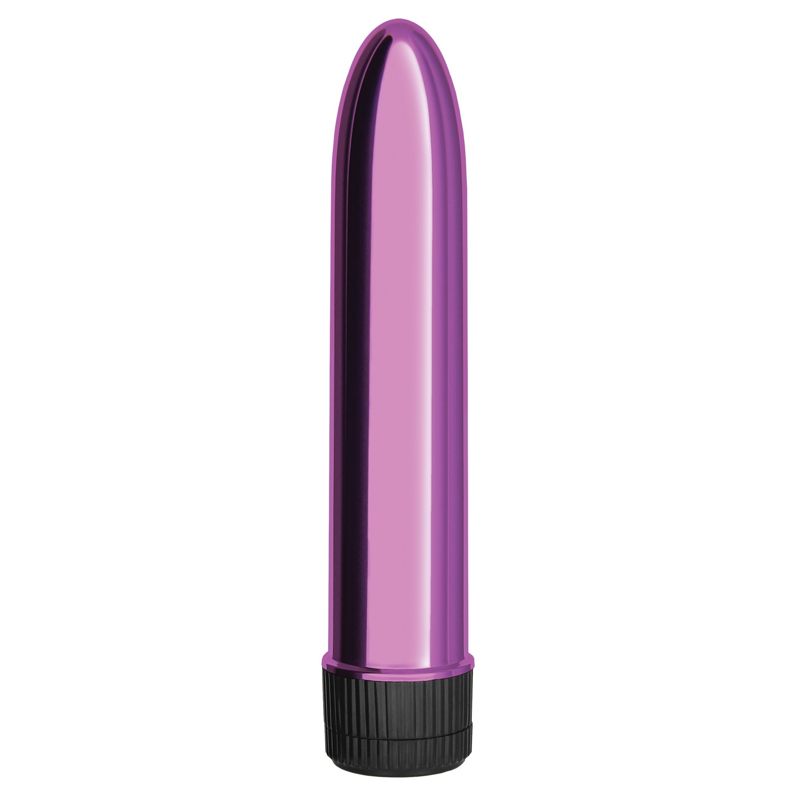 Chrome Classics 5" Vibrator - Pink for Pleasure