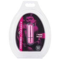 Compacto Vibrador Bullet 7 Velocidades Chrome Classics