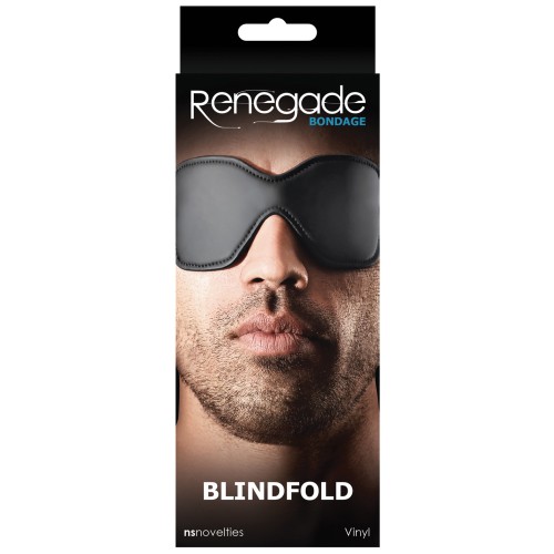 Renegade Bondage Blindfold Black - Sensational BDSM Accessory