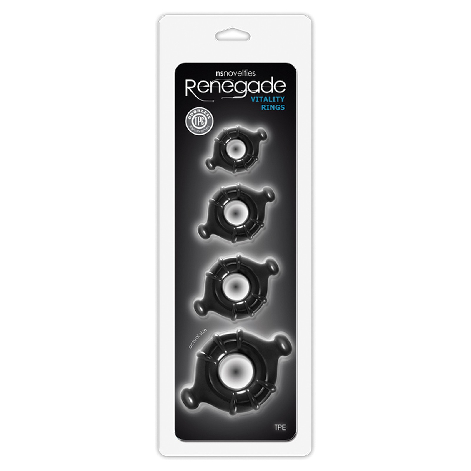 Renegade Vitality Cock Rings in Black