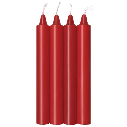 9's Make Me Melt Sensual Warm Drip Candles Red Hot Pack