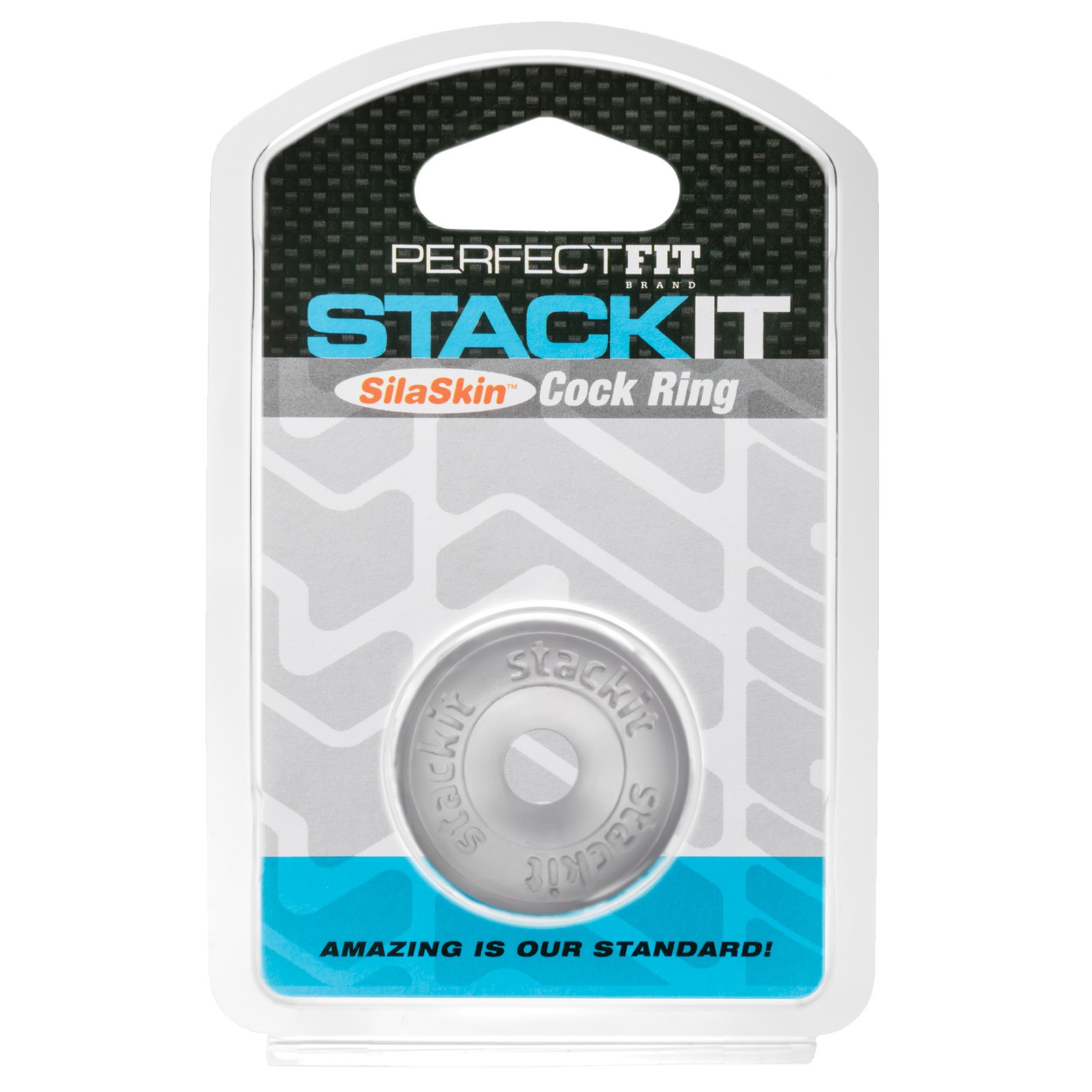 Stackit Clear Cock Ring for Ultimate Pleasure