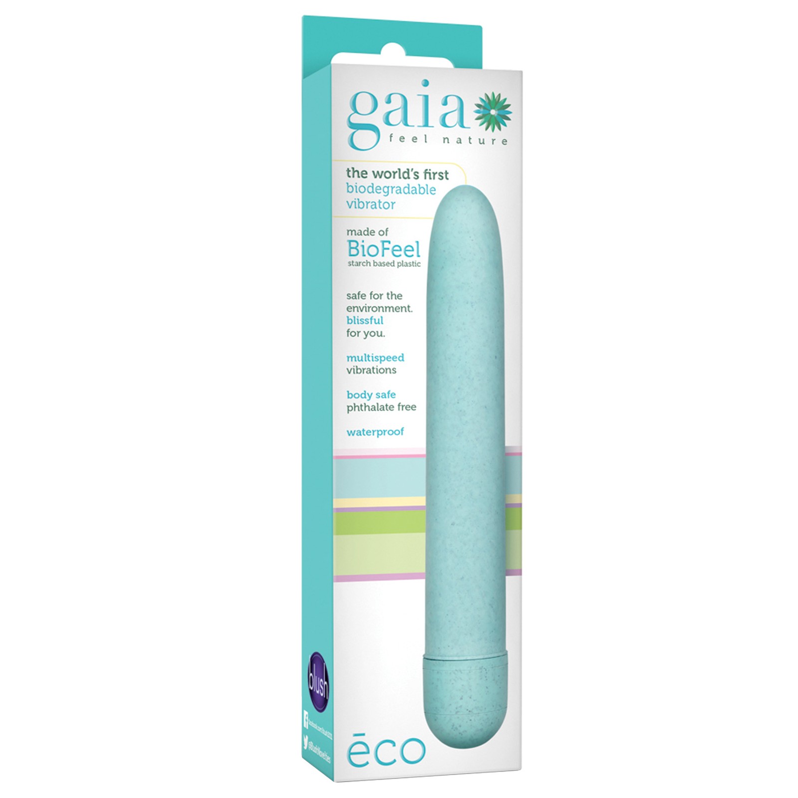 Biodegradable Aqua Vibrator - Blush Gaia