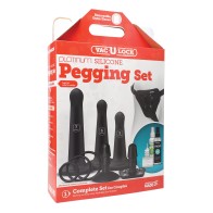 Set de Pegging de Silicona Vac-U-Lock para Estimulación Prostática