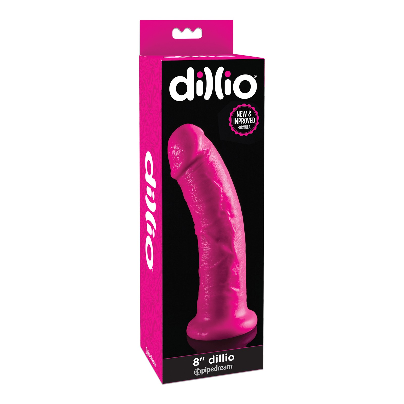 Dildo Rosa de 8 Pulgadas Dillio