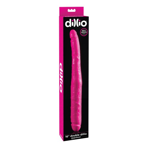 Dillio 16" Double Dildo Pink