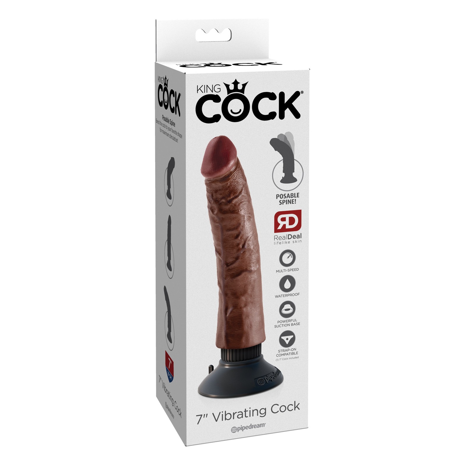 Pene Vibrante King Cock para Placer Realista