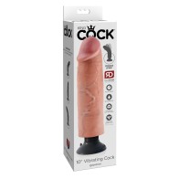 Vibrador King Cock de 10 Pulgadas Carne