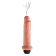 King Cock® 7" Dildo Eyectador - Fantasía Realista