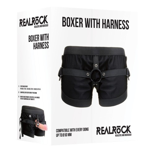 RealRock Boxer with Harness