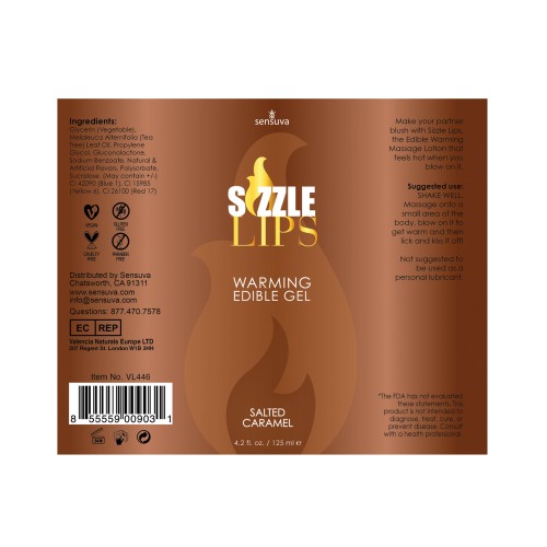 Sizzle Lips Warming Gel - Salted Caramel