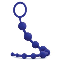 Blush Luxe Silicone Beads 10 Purple - Safe Anal Exploration