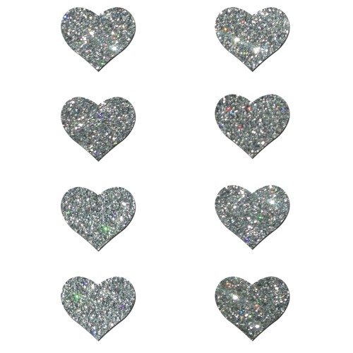 Mini Glitter Hearts for Fun Decor