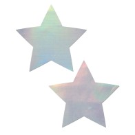 Pastease Premium Hologram Star - Silver O/S