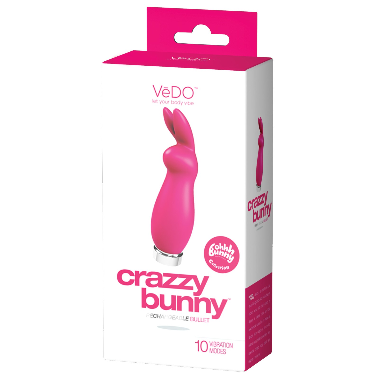 Bala Recargable Crazzy Bunny de VeDO