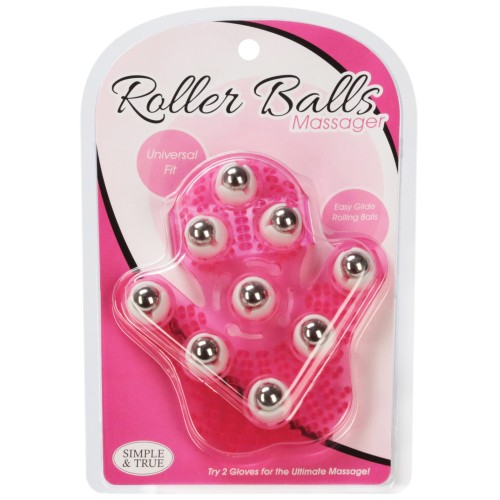 Roller Balls Massager Pink