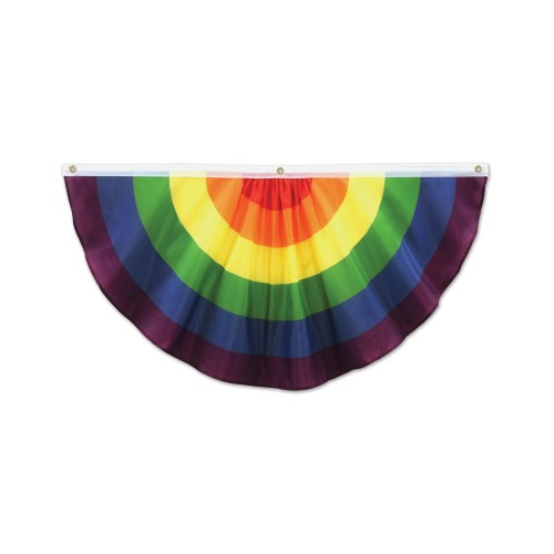 Rainbow Fabric Bunting Celebration