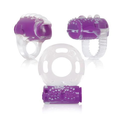 Evolved Unique Pleasure Rings Kit - 3 Pack