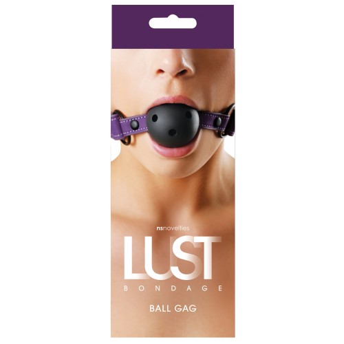 Lust Bondage Ball Gag Purple