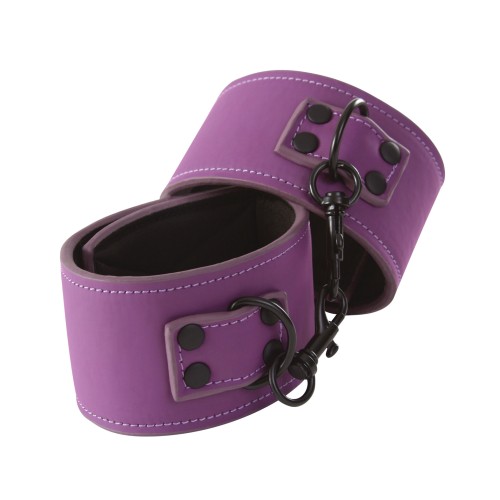 Lust Bondage Purple Wrist Cuffs