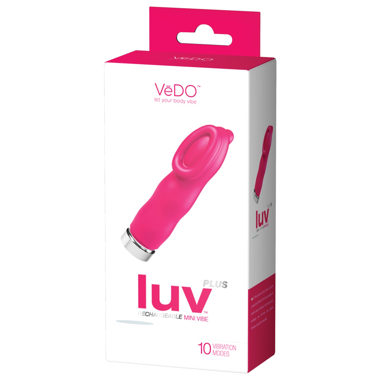 VeDO Luv Plus Rechargeable Vibe - Foxy Pink