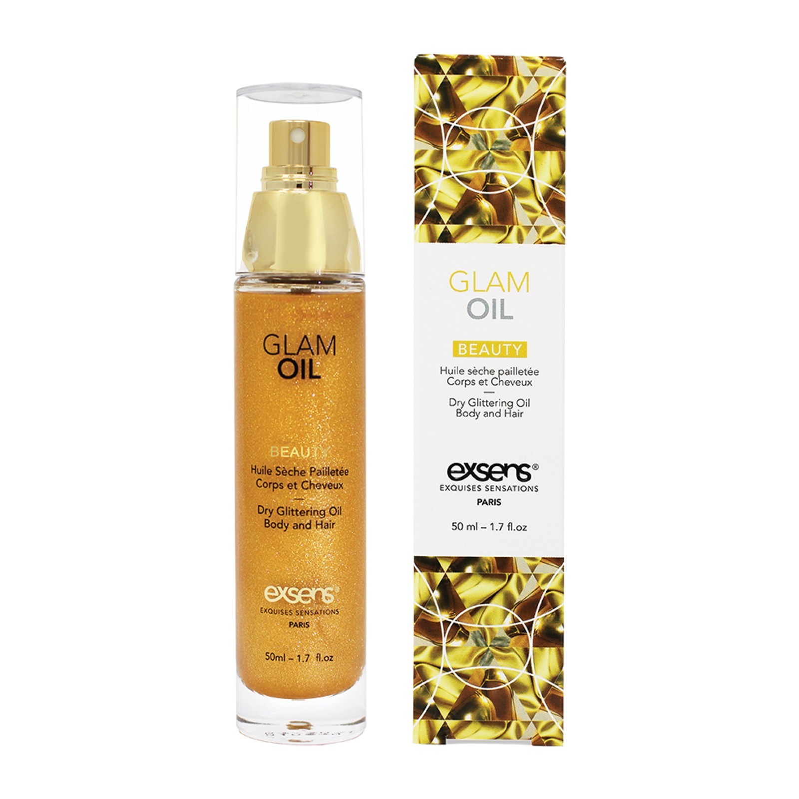 EXSENS Beauty Glam Oil with Glitter