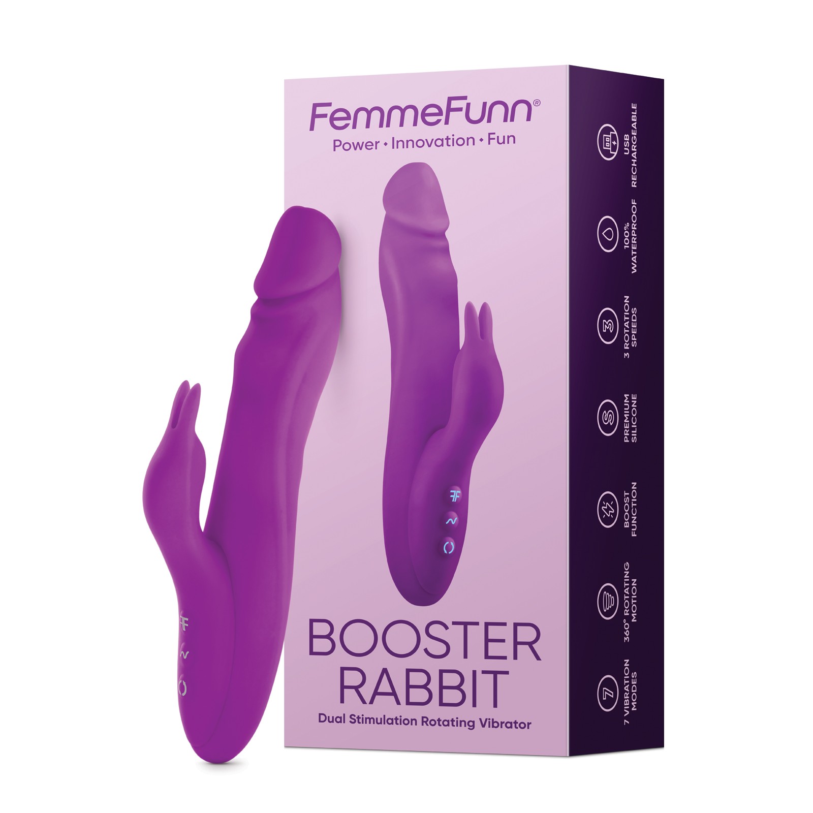 Conejito Booster Femme Funn Púrpura