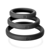 Kit de 3 Anillos Perfect Fit Xact Fit S/M/L Negro