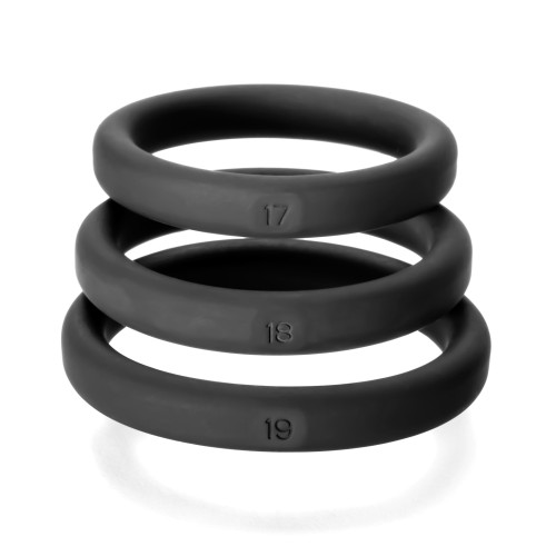 Kit de 3 Anillos Perfect Fit Xact Fit M/L Negro