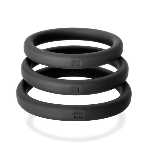 Kit de 3 Anillos Perfect Fit Xact Fit Negro