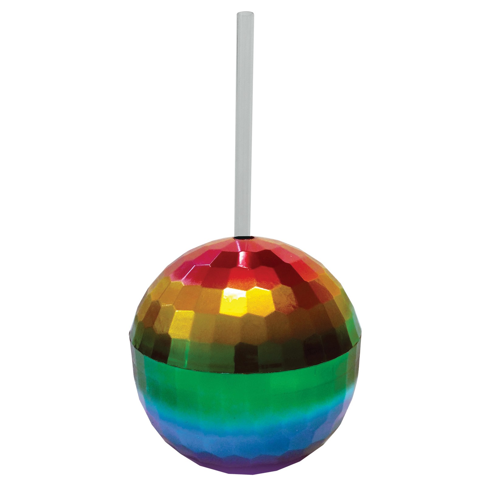 Rainbow Disco Ball Cup 12 oz