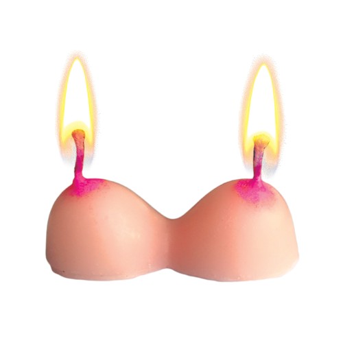 Boobie Party Candles Pack of 3